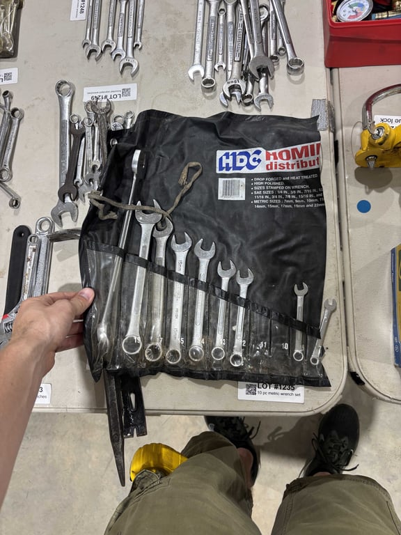 10 pc metric wrench set