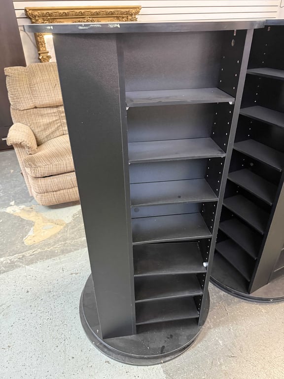 2 SPINNING STORAGE TOWERS