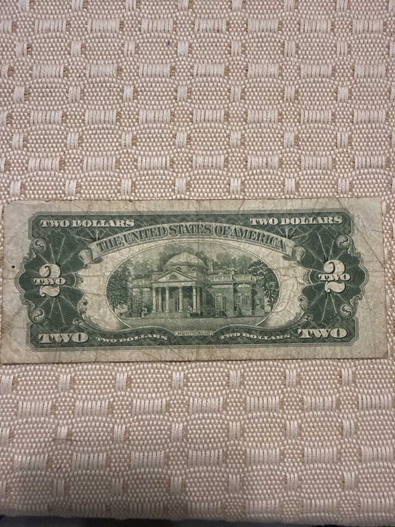 1928 G $2.00 Red Seal - Image 2