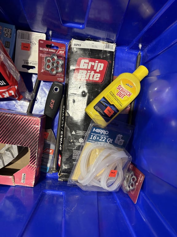 Tote with conduit bender, filters, gaskets, misc - Image 6