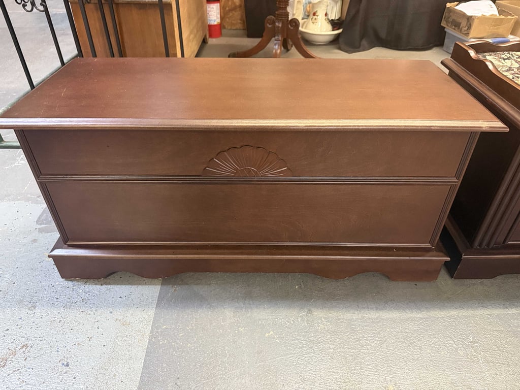 WARM BROWN CEDAR CHEST