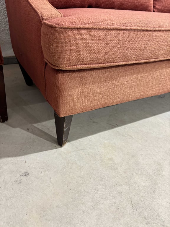Vintage Red Couch - Image 3