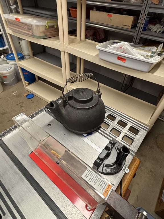 Wagner Ware cast iron teapot