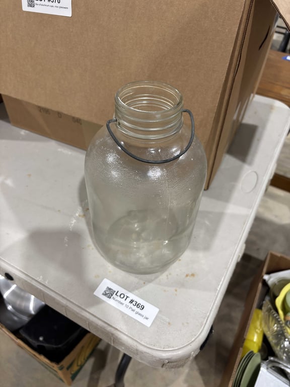 Number 10 Pail glass jar - Image 2