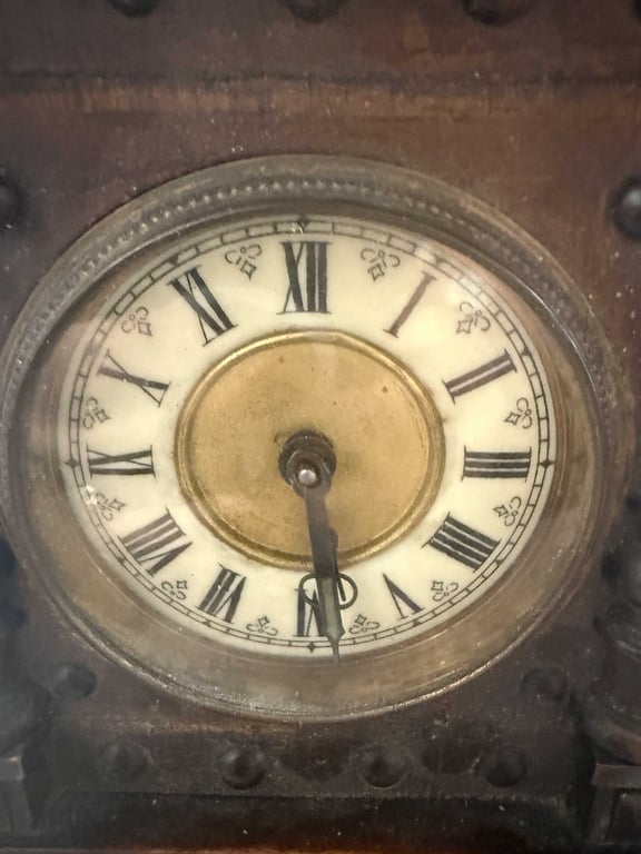 19TH CENTURY MANTLE CLOCK - Image 2