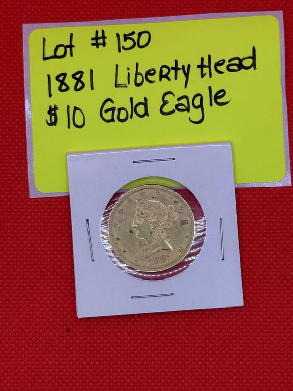 1881 $10 GOLD EAGLE