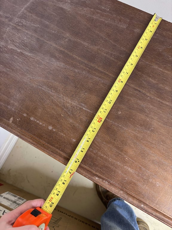 Hand Made Wood End Table - Image 5