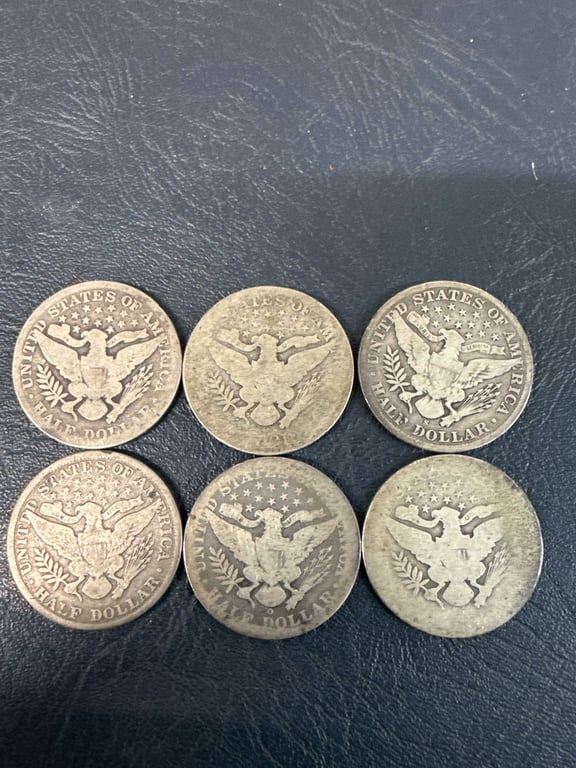 Barber Half Dollars - Image 2
