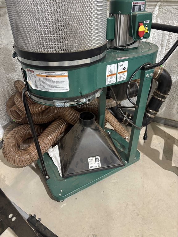 Grizzly Dust Collector & Hoses - Image 3