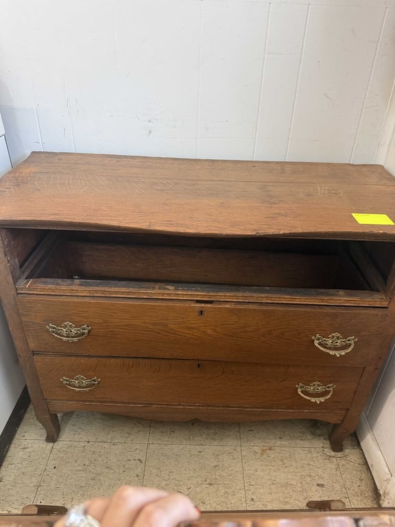 DRESSER W/MIRROR (MISSING DRAWER) - Image 2