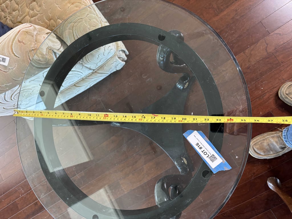 Black Lacquer Swan Neck Accent Table - Image 5