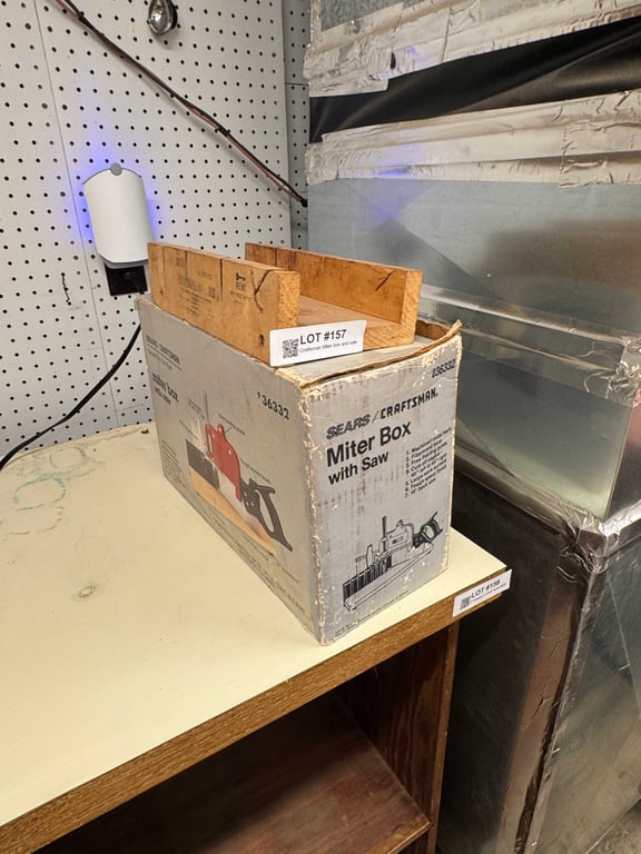 Craftsman Miter box and saw