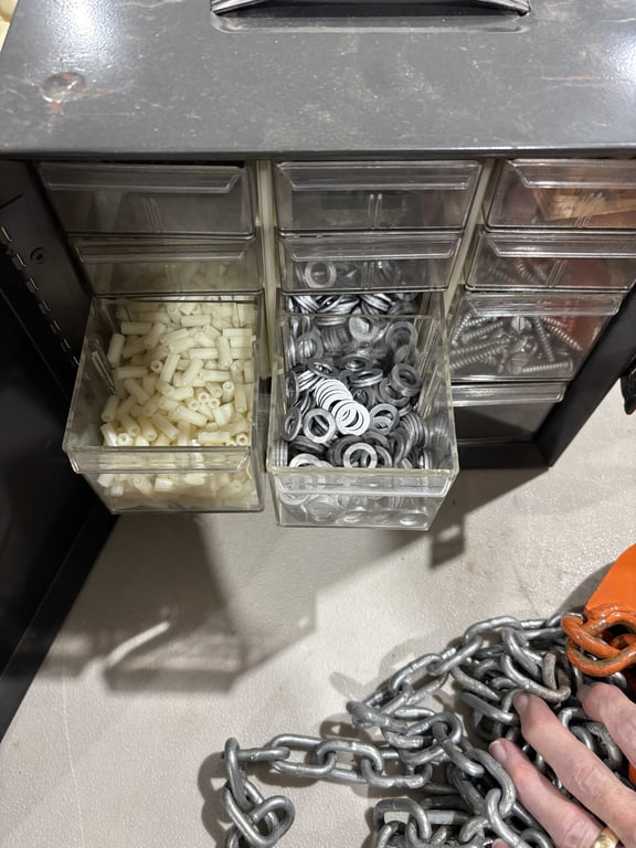 Two Metal Hardware Organizers - Image 2
