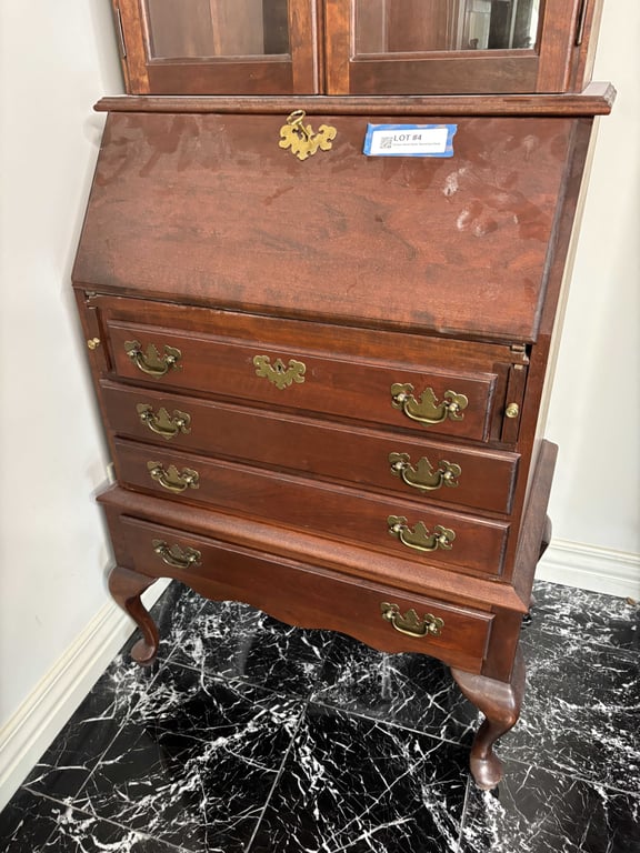 Queen Anne Style Secretary Desk - Image 3