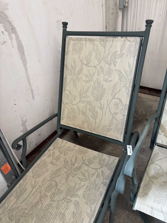 Matching Outdoor Lounge Chair and Rocker - Image 3