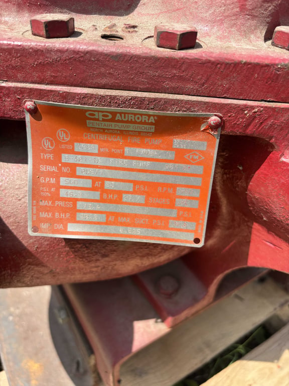 Aurora Centrifugal Fire Pump - Image 6