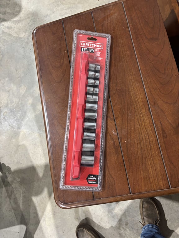 Craftsman 11 Piece 1/2" Dr 12 pt Metric Socket Set