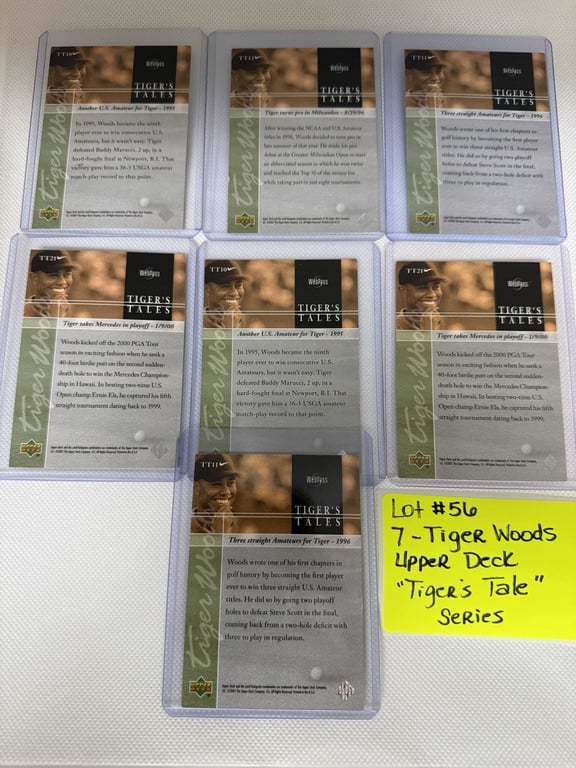 7 TIGER WOODS UPPER DECK "TIGER'S TALE" - Image 2