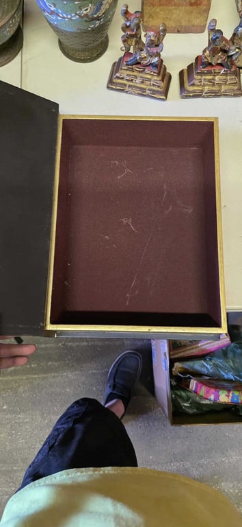 DECORATIVE FAUX LEATHER STORAGE BOX - Image 2