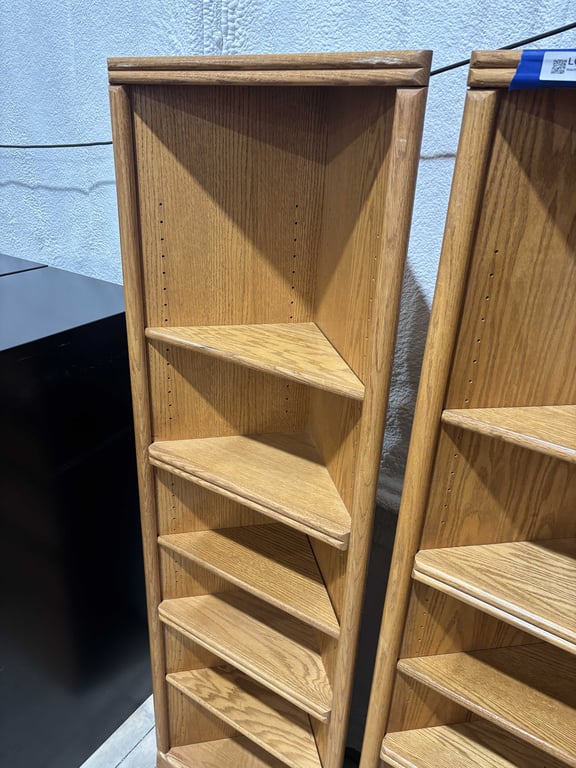 Matching Wooden Corner Shelves - Image 3