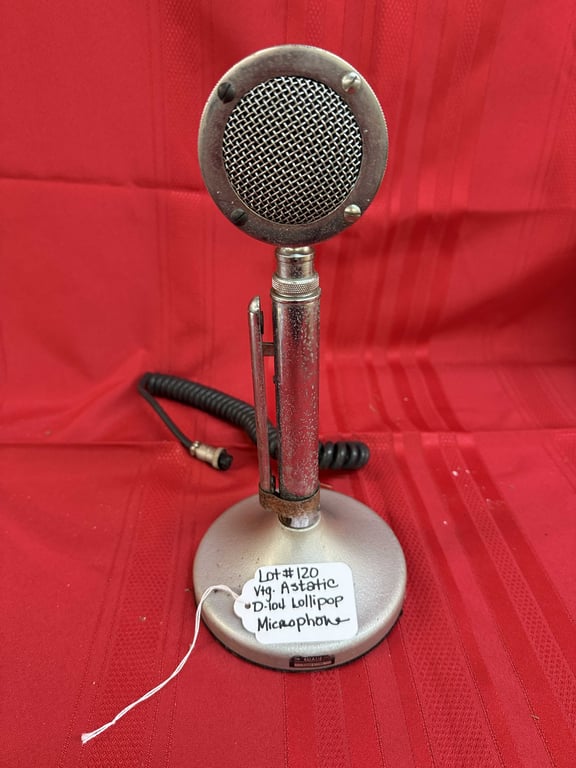 VTG ASTATIC D-104 "LOLLIPOP" MICROPHONE (NOT TESTED)
