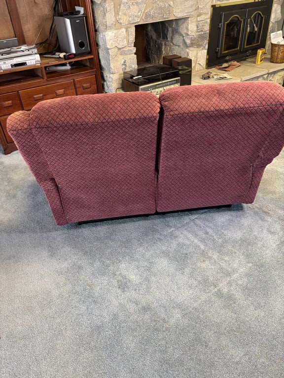 Red Couch and Red Love Seat - Image 10