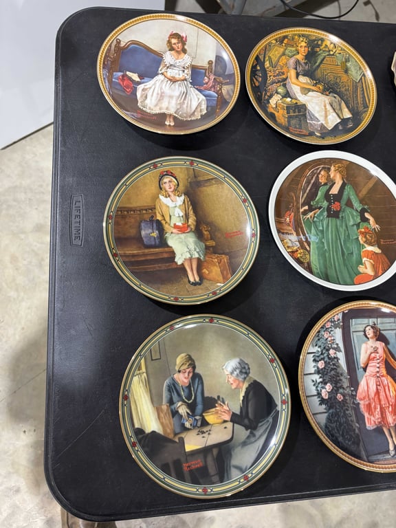11 Norman Rockwell Plates - Image 3