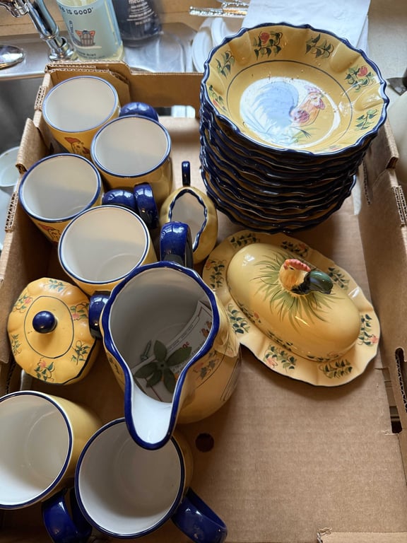 SET OF CRACKER BARREL ROOSTER DISHES - Image 2