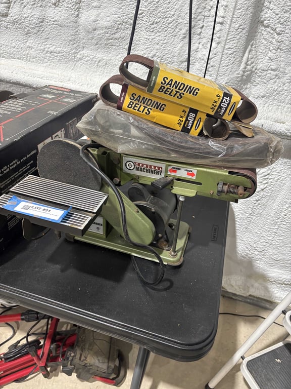 Central Machinery Belt & Disc Sander - Image 2