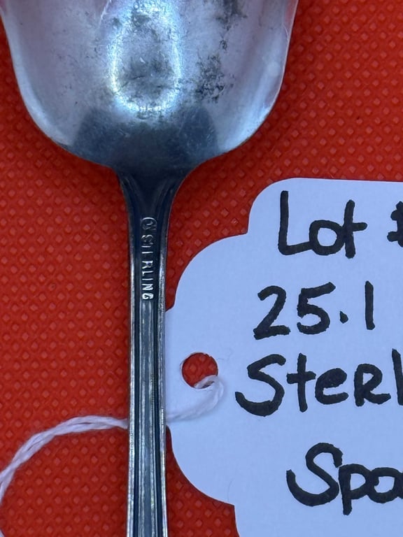 25.1 GR STERLING SILVER SPOON - Image 2