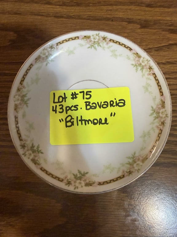 43 PCS VTG. TIRSCHENREUTH BAVARIA "BILTMORE" - Image 2