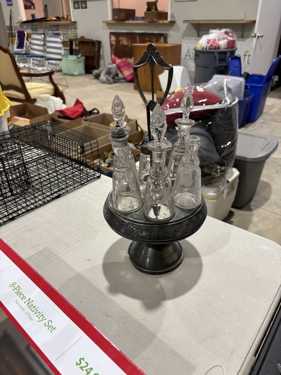 6 Piece Silverplated Curet Serving Set