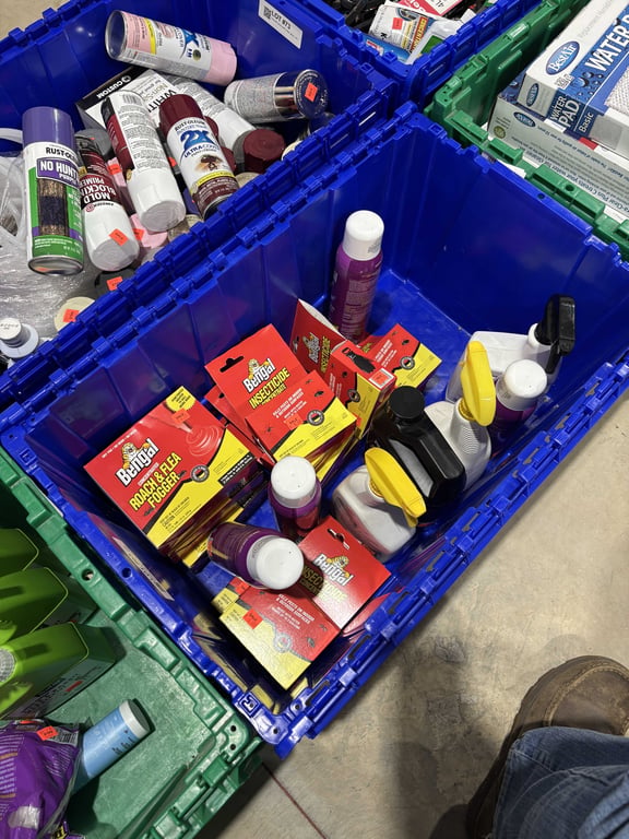 Tote of Insecticide 
