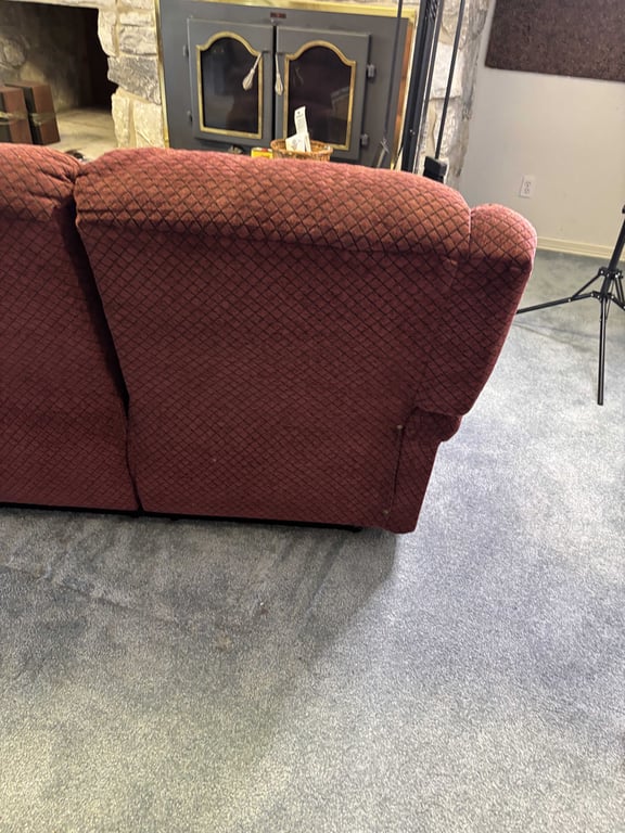 Red Couch and Red Love Seat - Image 6