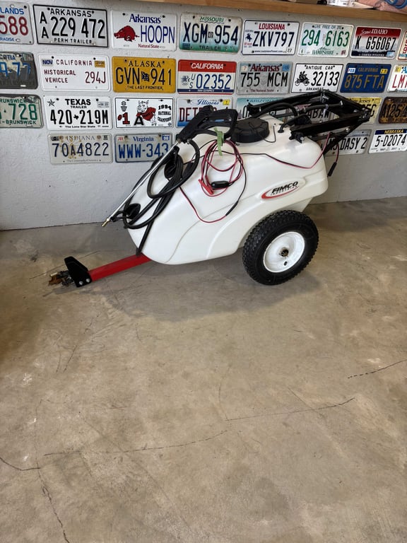 FIMCO 30 Gallon Battery Operated Trailer Sprayer