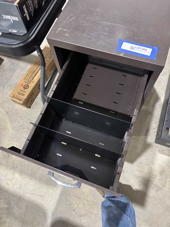 Two Drawer File Cabinet (no key) - Image 2
