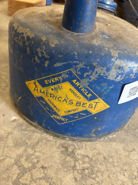 Blue Americas Best Metal Gas Can - Image 2