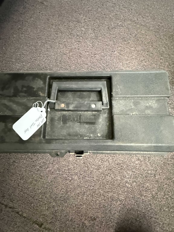 PLASTIC TOOL BOX W/CONTENTS