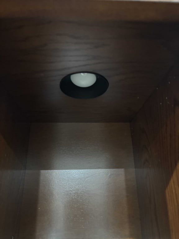 Large 2 Piece Wooden Entertainment Center - Image 8