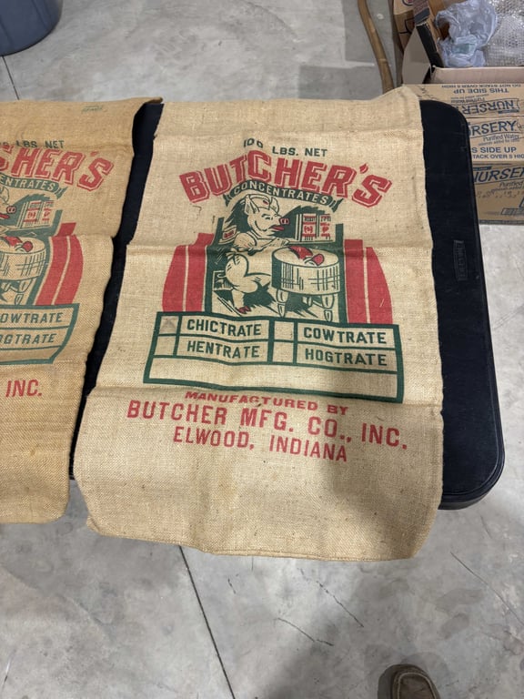 3 Burlap Sacks - Image 2