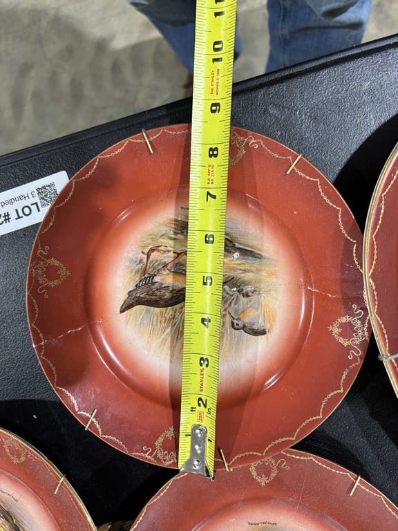 6 Piece Bird Painted Plates - Image 7