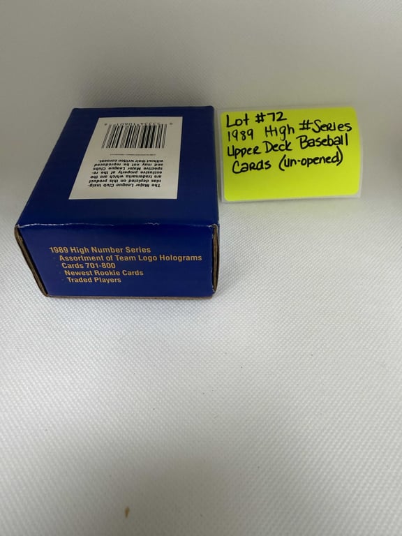 89 HIGH # SERIES UPPER DECK BASEBALL CARDS (UNOPENED) - Image 2