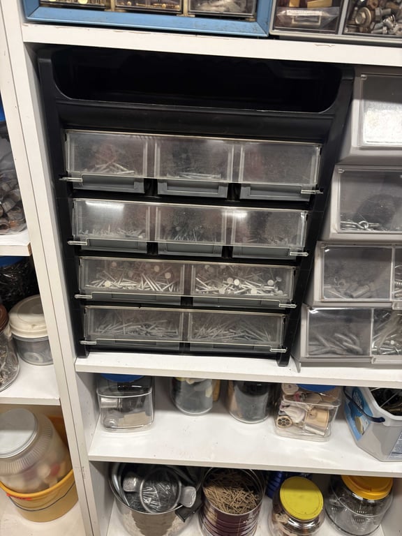 Hardware contents of 2nd white shelves - Image 5