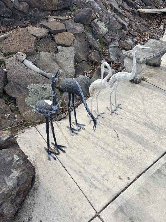 Metal Yard Birds