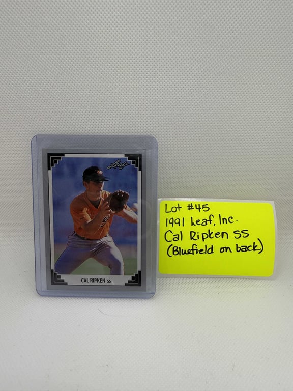 1991 LEAF C AL RIPKEN SS (BLUEFIELD ON BACK)