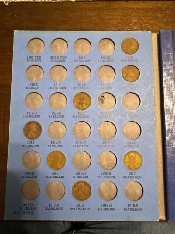 Mercury Dime and Lincoln Cent Books - Image 5