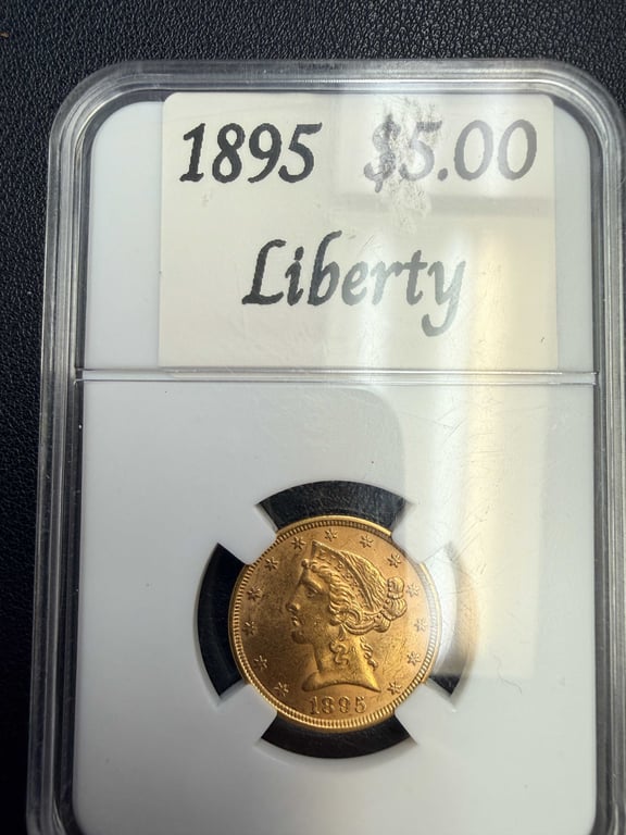 1895 $5 Gold Liberty