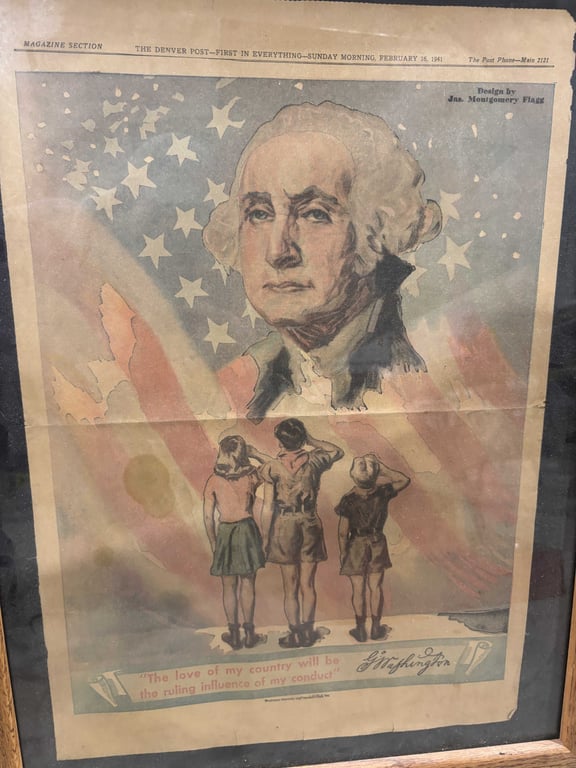 George Washington Framed Picture - Image 2