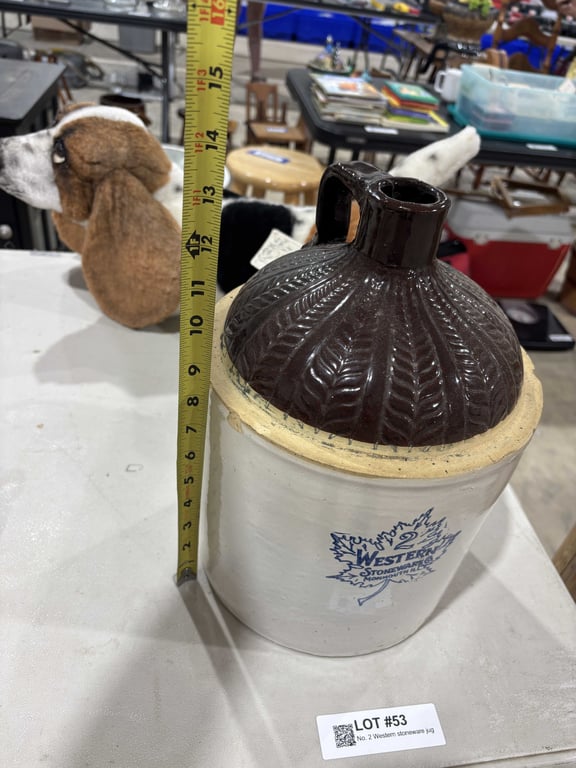 No. 2 Western stoneware jug - Image 4