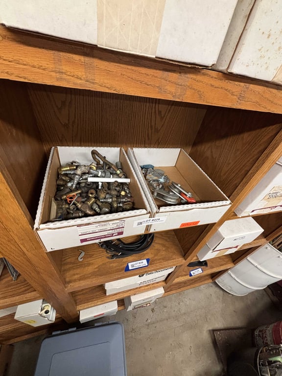 Air fittings, brass fittings, pulleys